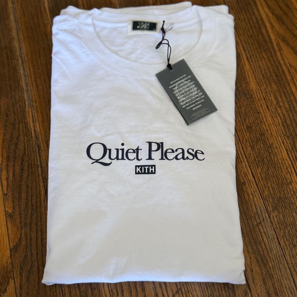 Kith x Wilson Quiet Please Tee brand new with tags XL